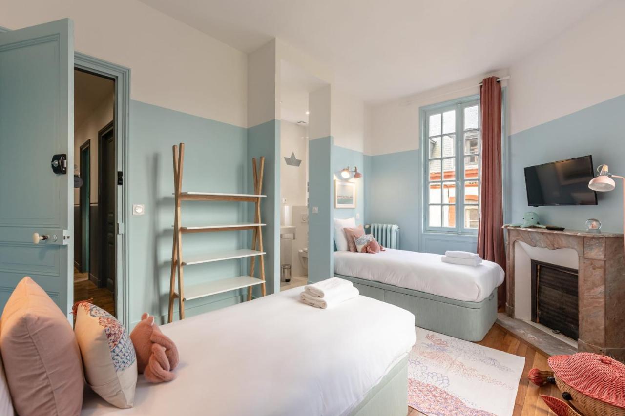 Вилла Le Manoir Des Embruns 14P - Location N1- Terrace- Public Parking 2 Min Онфлёр Экстерьер фото