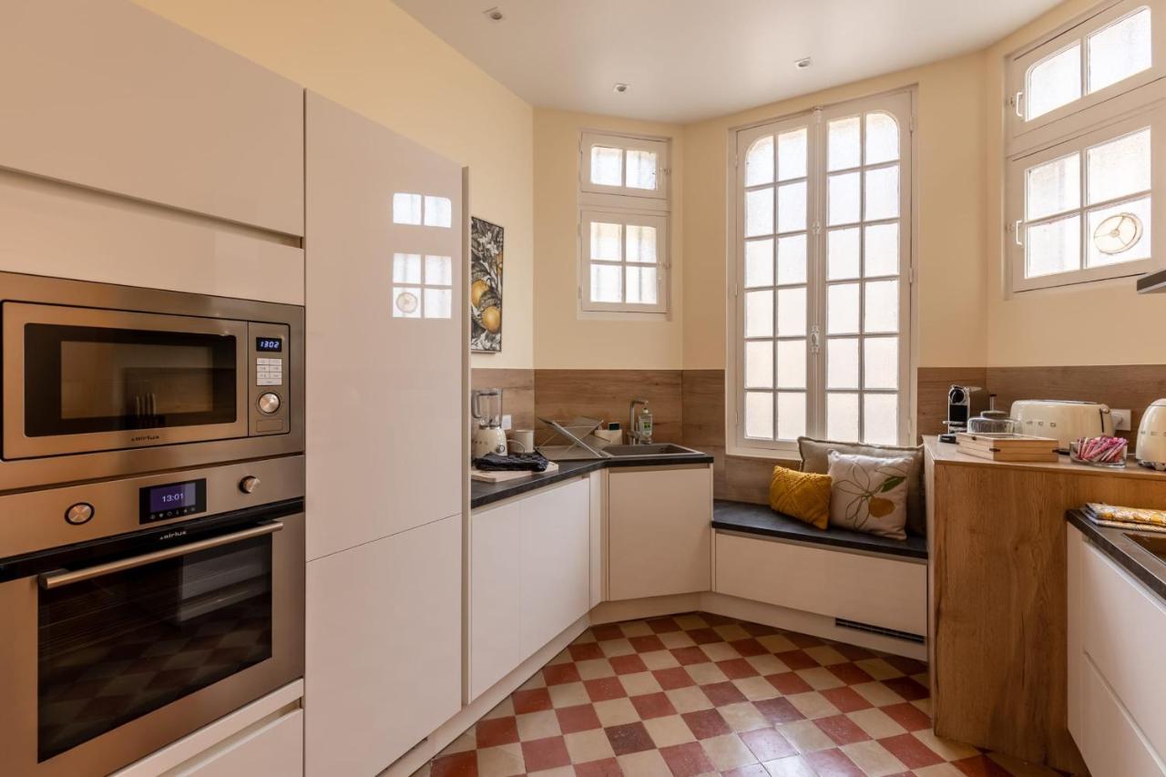 Вилла Le Manoir Des Embruns 14P - Location N1- Terrace- Public Parking 2 Min Онфлёр Экстерьер фото