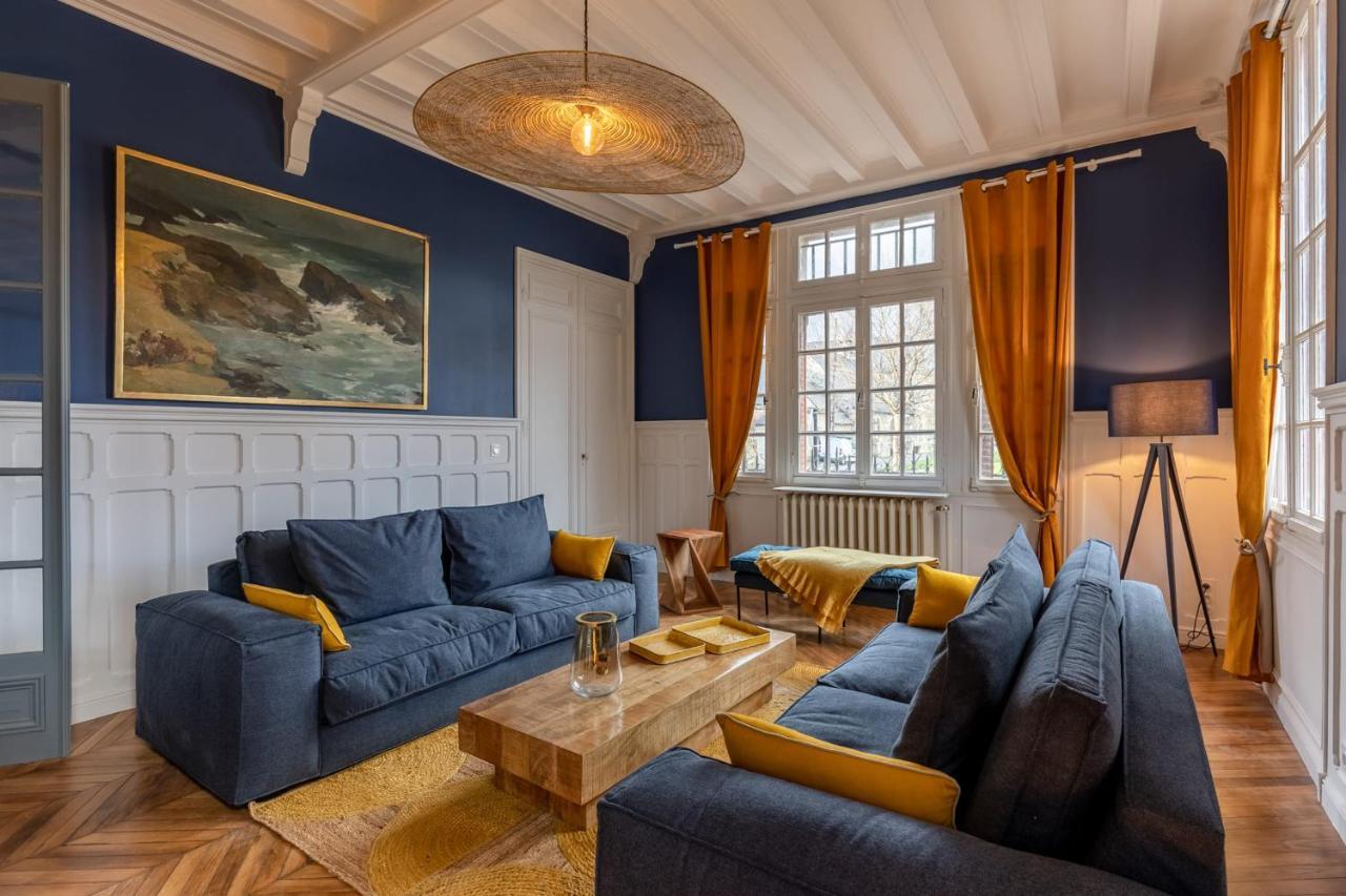 Вилла Le Manoir Des Embruns 14P - Location N1- Terrace- Public Parking 2 Min Онфлёр Экстерьер фото