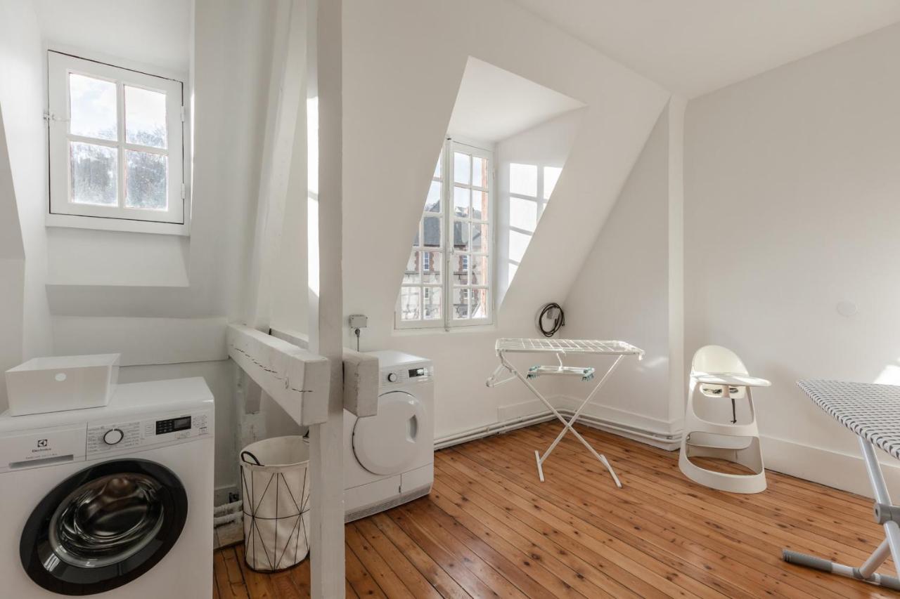 Вилла Le Manoir Des Embruns 14P - Location N1- Terrace- Public Parking 2 Min Онфлёр Экстерьер фото