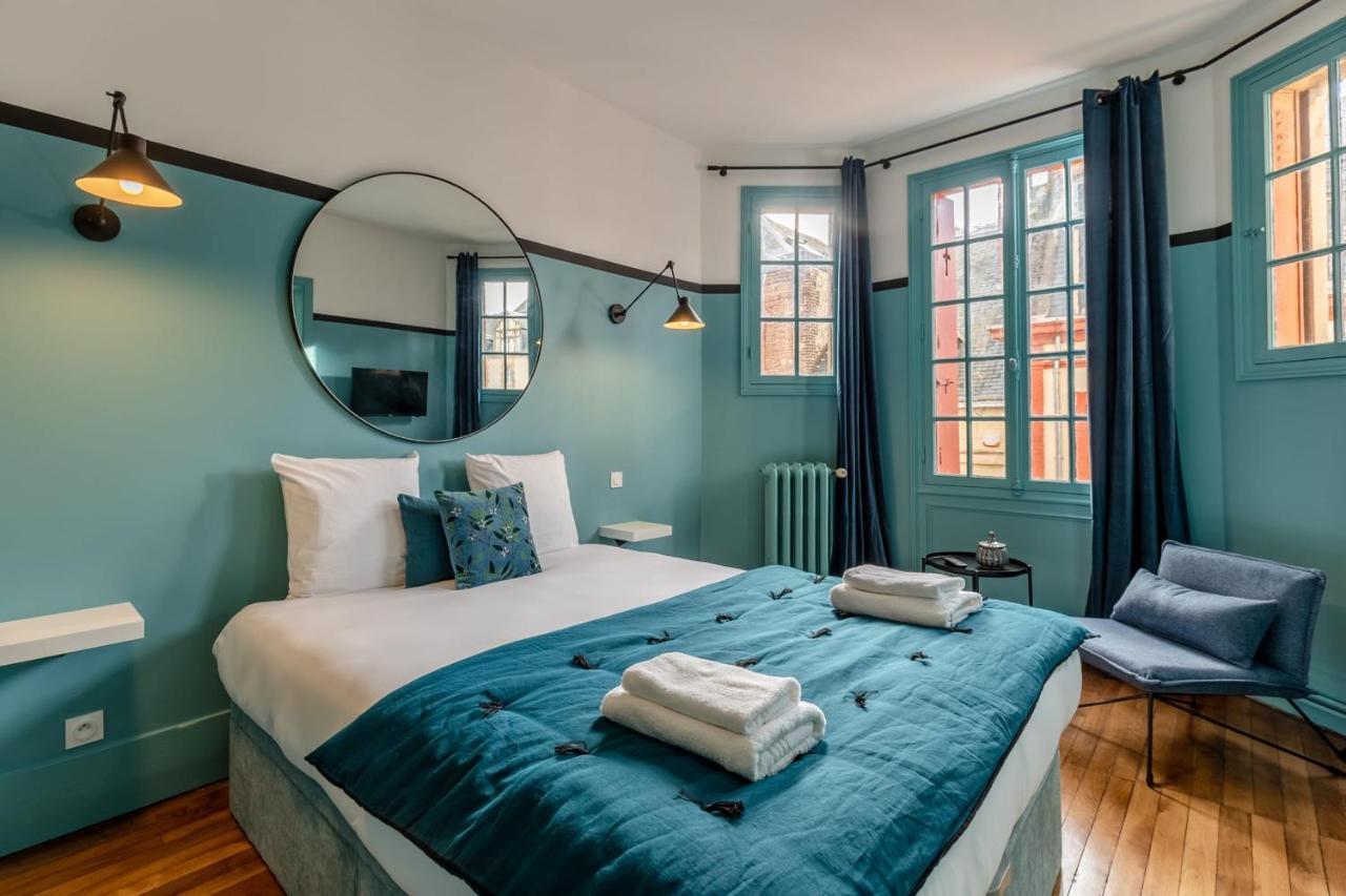 Вилла Le Manoir Des Embruns 14P - Location N1- Terrace- Public Parking 2 Min Онфлёр Экстерьер фото