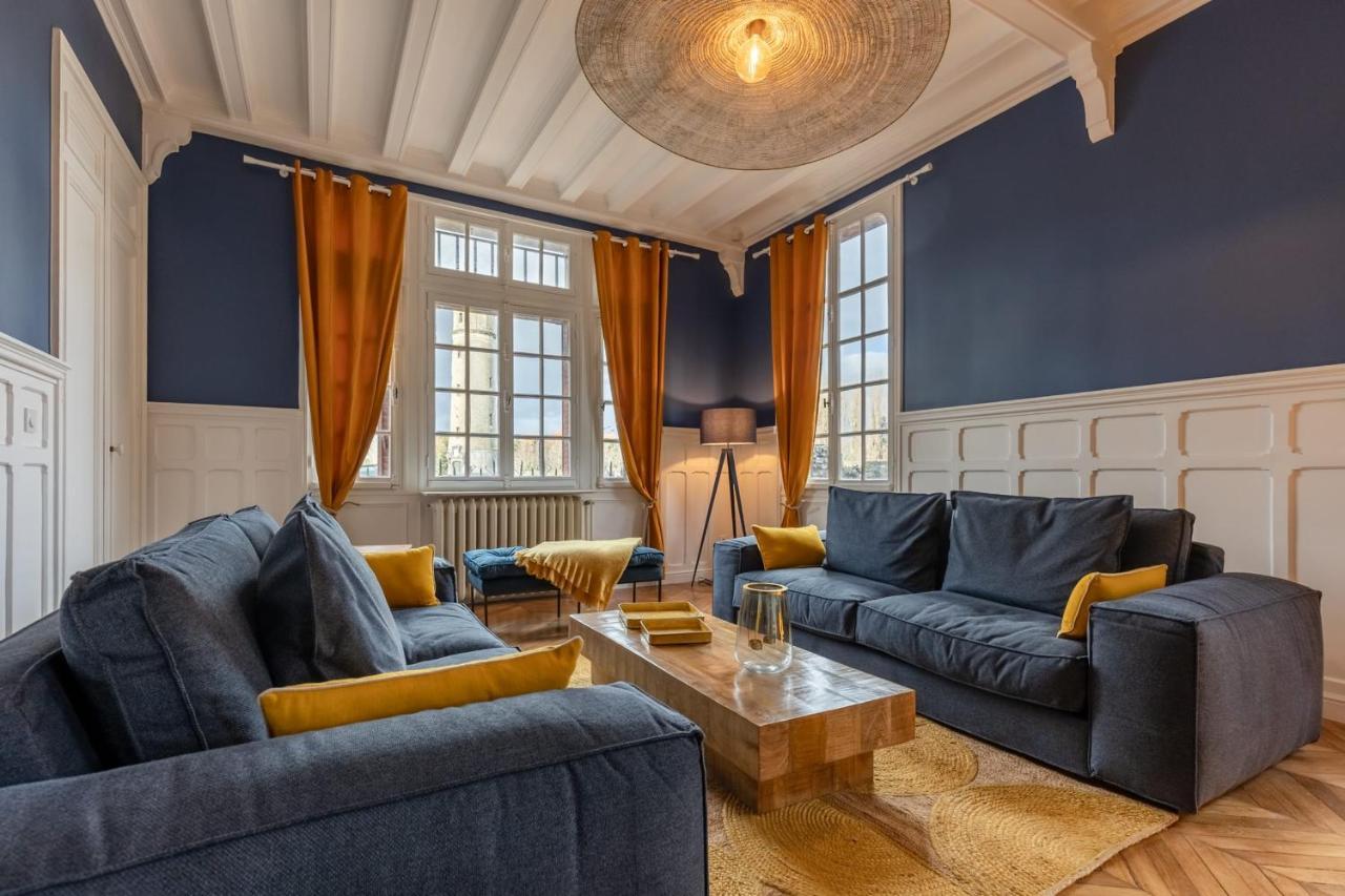 Вилла Le Manoir Des Embruns 14P - Location N1- Terrace- Public Parking 2 Min Онфлёр Экстерьер фото