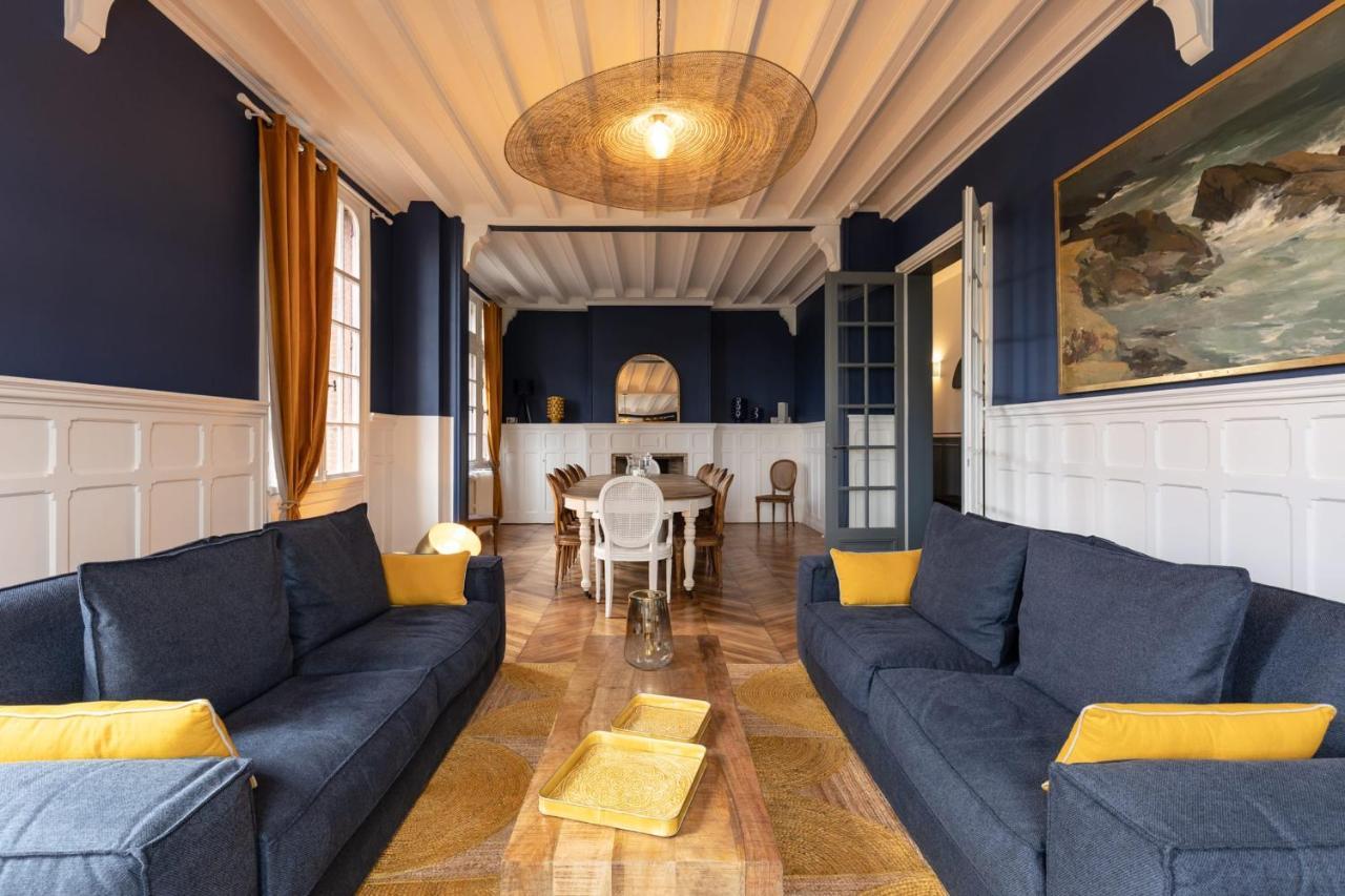 Вилла Le Manoir Des Embruns 14P - Location N1- Terrace- Public Parking 2 Min Онфлёр Экстерьер фото
